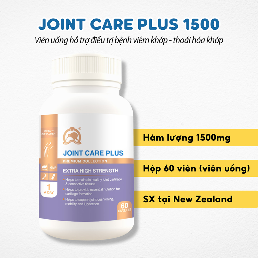 Viên hỗ trợ giảm viêm đau xương khớp KGK Joint Care Plus 1500mg