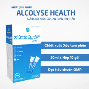 Nước giải rượu Alcolyse Health giải rượu khỏe gan an toàn tỉnh táo